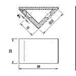 Série 63 - Spojovací element rohový - malý