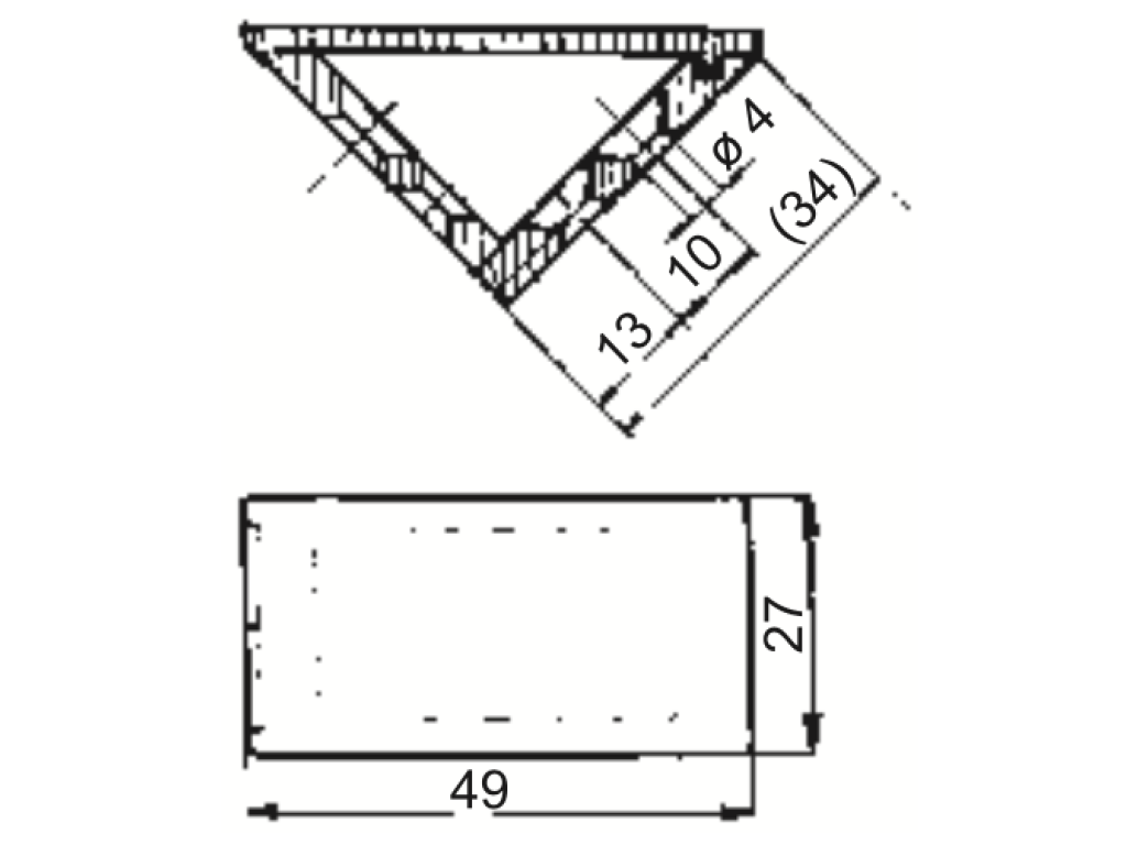 Série 63 - Spojovací element rohový